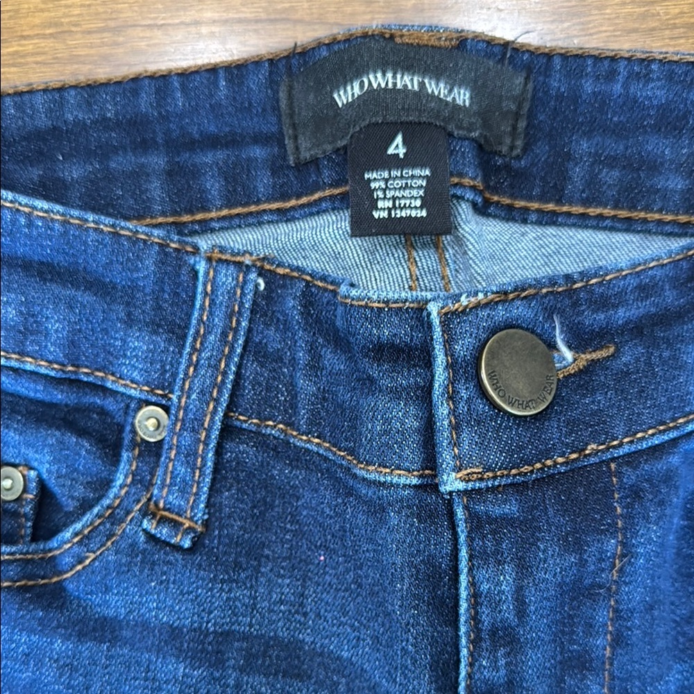 Who What Wear Cropped Flare Jeans